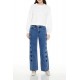 Heart Embroidered High-Rise Jeans Heart Embroidered High-Rise Jeans