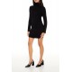 Turtleneck Mini Sweater Dress