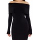 Off-the-Shoulder Midi Sweater Dress Off-the-Shoulder Midi Sweater Dress