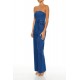 Denim Tube Jumpsuit