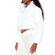 Hooded Cropped Puffer Jacket Hooded Cropped Puffer Jacket
