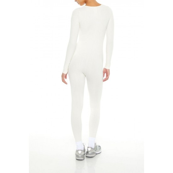 Scoop Ribbed Knit Jumpsuit
