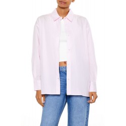 Pinstriped Poplin Shirt
