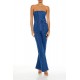 Denim Tube Jumpsuit